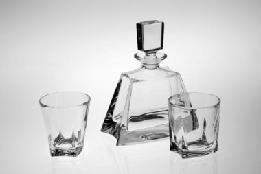 Набор для виски Штоф+6стаканов низкие Crystal Bohemia 990/99999/9/00000/483 — Posudio