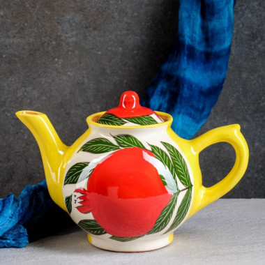 Чайник &quot;Гранат&quot; желтый, 1 л — Posudio