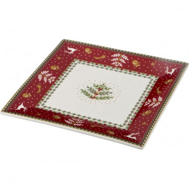 Блюдо Christmas 22*22см &mdash; Posudio