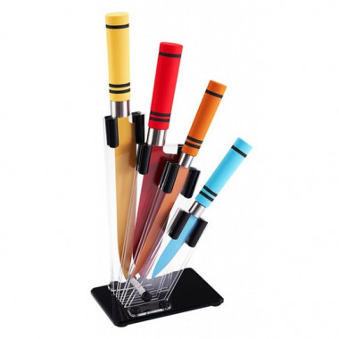 Набор ножей 5пр(17,5см+20см+19см+20см) (Wellberg) &mdash; Posudio