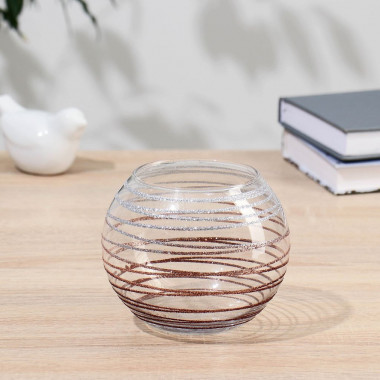 Ваза &quot;Круиз какао&quot; h=11см, d=8см, v=0,8л — Posudio