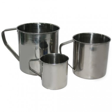 Кружка 10см нерж. 750мл — Posudio