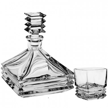Набор для виски  Штоф+6стаканов Crystal Bohemia 990/99999/9/59416/689 — Posudio