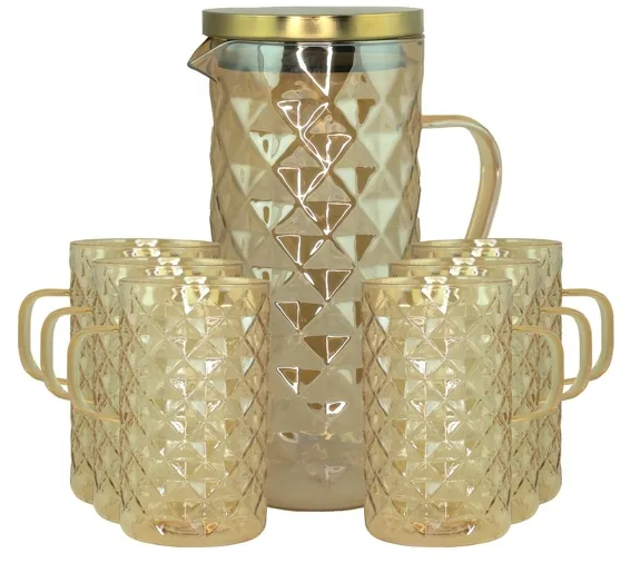 Набор графин 1300мл и 6 стаканов в под.уп.(х8) 160-253 фото 1 — Posudio