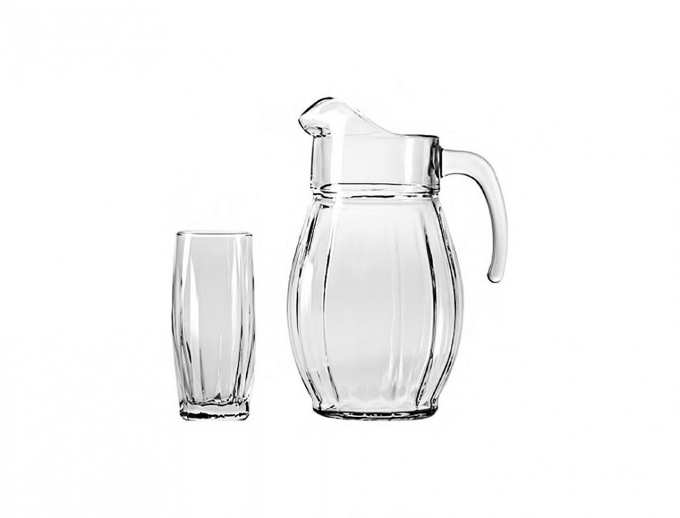 Набор Кувшин + Стаканы ДАНС 7пр. в п/уп фото 1 &mdash; Posudio