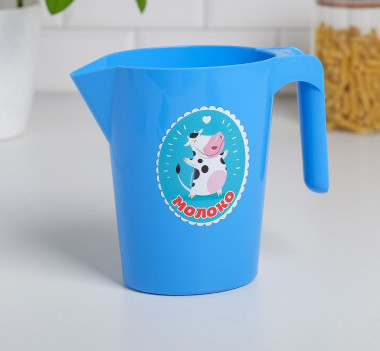Кувшин-подставка для молочного пакета"Веселая буренка" &mdash; Posudio