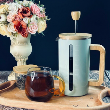 Френч-пресс из стекла 1000 мл в под/упак (х12) 139-024 &mdash; Posudio