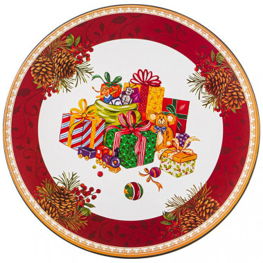 Поднос коллекция "Рождественская сказка" 33*33см. &mdash; Posudio