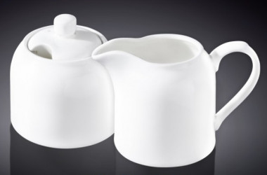 Набор 2пр.(Сахарница 280мл.+Молочник 250мл.)подар.коробка (Wilmax) — Posudio