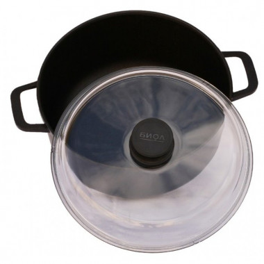Кастрюля 2л d200мм стекл. крыш. (БИОЛ), К201ПС &mdash; Posudio