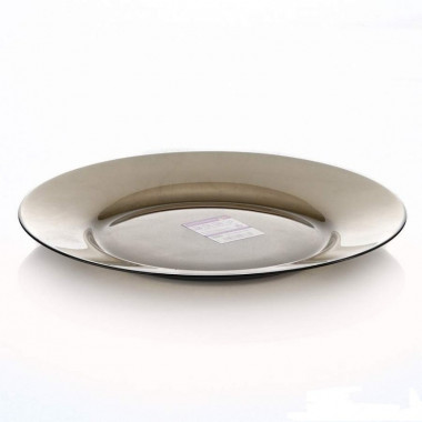 Тарелка обеденная ДИРЕКТОР ЭКЛИПС дымчатая &mdash; Posudio