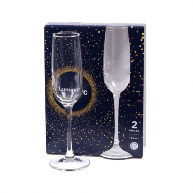 Набор фужеров для шампанского АЛЛЕГРЕСС 2шт 175мл, P8108 — Posudio