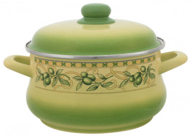 Кастрюля 3,5л глубокая форм Metrot Эмина Оливки 83015 — Posudio