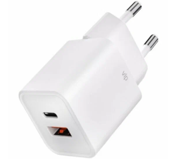 СЗУ Fspor USB +Кабель  Белый фото 1 — Posudio