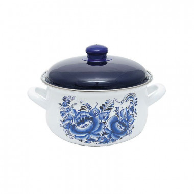 Кастрюля 4л Маруся Гжель 33/20 — Posudio