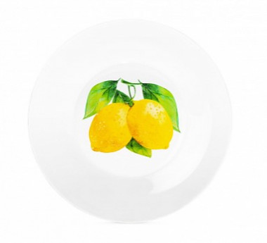 Тарелка десертная СИМПАТИЯ 19.6см ЛИМОНЫ — Posudio