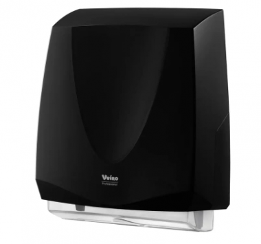 Veiro Диспенсер для листовых бумажных полотенец V/Z/W образ. укладки Prima черн. &mdash; Posudio