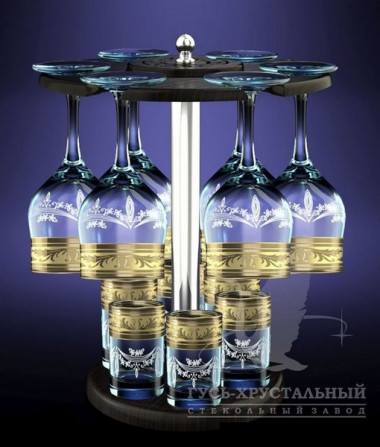 Набор 12пр. с рис. &quot;Мускат&quot; (Гусь Хрусталь) — Posudio