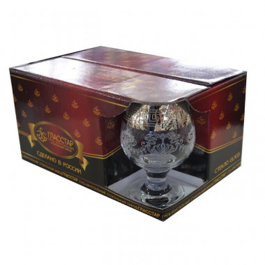 Набор бокалов д/бренди 6пр. "Бистро" 265мл ГН Барокко 1378/975 &mdash; Posudio