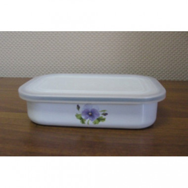 Лоток 0,8л с рис. эмаль (Новомосковская) — Posudio