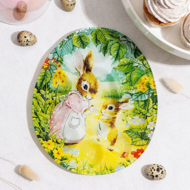 Подставка для яиц 10 ячеек &quot;Кроличьи истории&quot; 24x20,6 см — Posudio