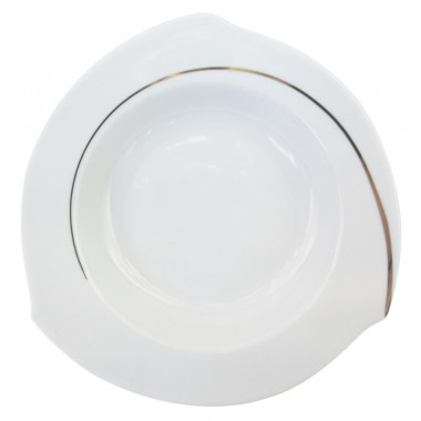 Тарелка глубокая 22,5см Cmielow Happa 0161490/9898 &mdash; Posudio