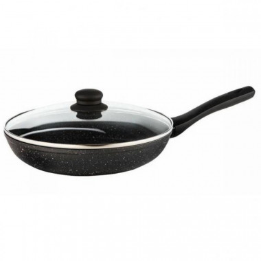 HM 9878 сковорода с крышкой, литой алюминий  (28см) — Posudio