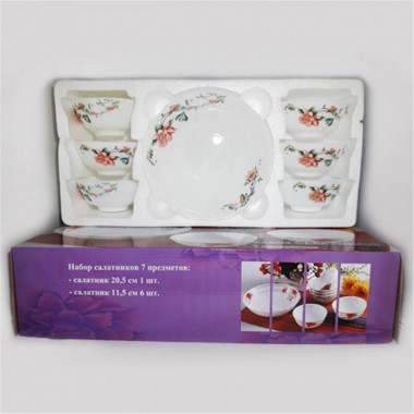 Набор салатников 7пр."ФИОНА" &mdash; Posudio