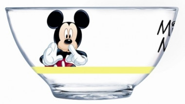 Пиала ДИСНЕЙ МИККИ КОЛОРС 500мл прозрачная — Posudio