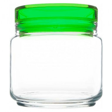 Банка 0.5л Luminarc Colorlicious Green L8349 &mdash; Posudio