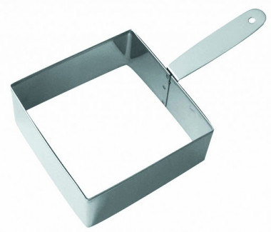 Форма д/выкладки с ручкой(квадрат)10*10 Н 4см. &mdash; Posudio