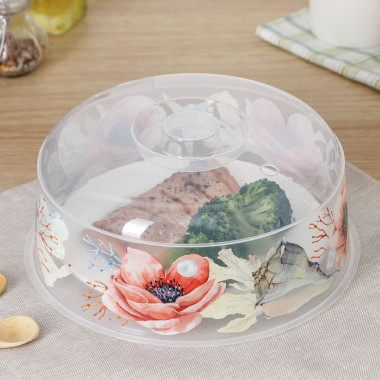 Крышка для СВЧ-печи 24,5см. "ДЕКО.МАКИ" &mdash; Posudio