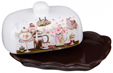Масленка  COFFEE 17*12*8см. — Posudio