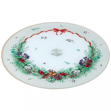 ТОРТОВНИЦА ВРАЩАЮЩАЯСЯ ДИАМЕТР=32 СМ.ВЫСОТА=3 СМ. &mdash; Posudio