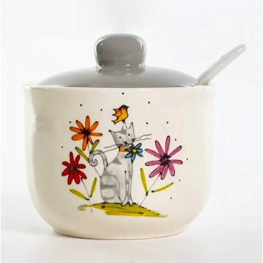 Сахарница с ложкой  32мл — Posudio