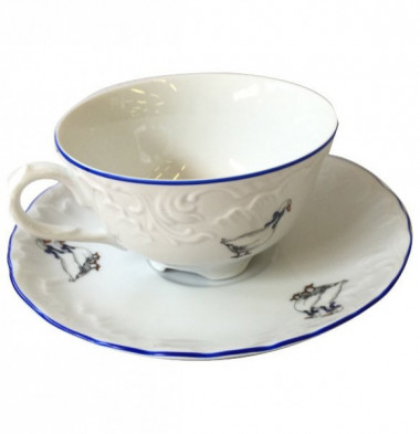 Чайная пара "Гуси" 220мл. &mdash; Posudio