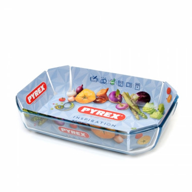 Блюдо прямоугольное 330х220мм 3000мл, PYREX 295B000 — Posudio