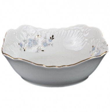 Салатник 14см Cmielow Rococo голубой цветок 0033410 9706 — Posudio