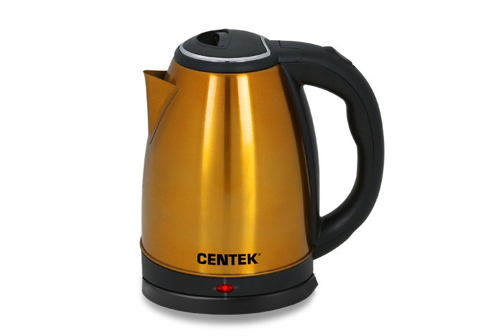Чайник Cеntek  CT-1068 золот метал 2000Вт  2л фото 1 — Posudio