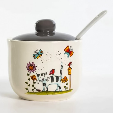 Сахарница с ложкой  32мл — Posudio