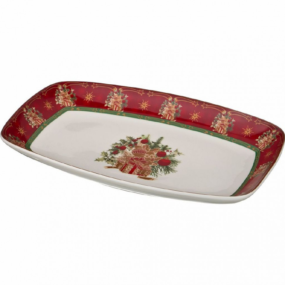 Блюдо Christmas 30*19см фото 1 — Posudio