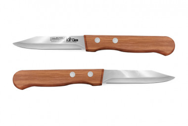 LARA Нож для очистки 8,9см, деревян. буковая ручка — Posudio