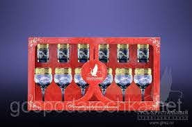 Набор 12пр.Эдем с рис. &quot;Мускат&quot; (Гусь Хрусталь) — Posudio