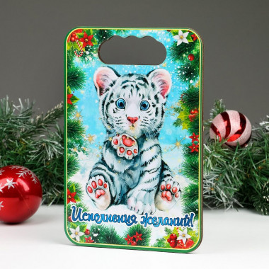 Доска разделочная &quot;Год Тигра. Иполнения желаний&quot; — Posudio