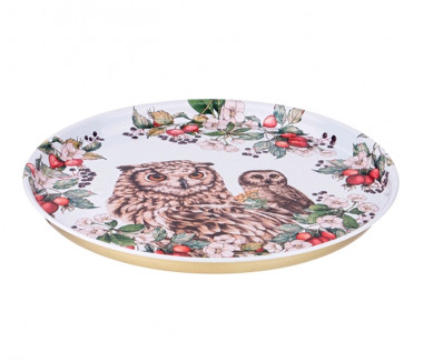 Поднос сервировочный AGNESS "ЛЕСНАЯ СКАЗКА" 33х2,1см &mdash; Posudio