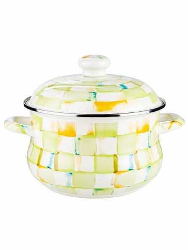 Кастрюля эмалированная 5,4л, HOFFMANN &mdash; Posudio