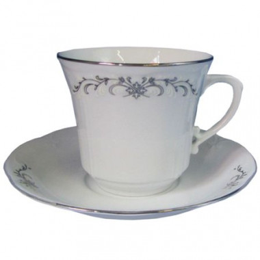 Чайный сервиз Камелия "Серый орнамент" &mdash; Posudio