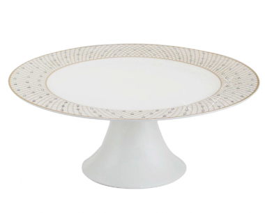 Блюдо 27см. на ножке ЭТРО в под.уп.(х4)Фарфор 108-179 — Posudio