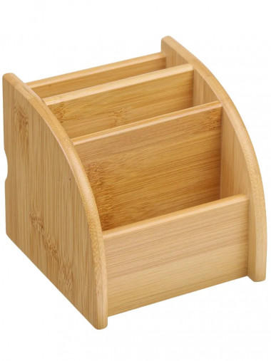 Органайзер д/мелочей 11,3*11,8*11см бамбук &mdash; Posudio
