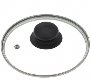 Крышка 160мм стекл обод пароотвод Jarko  KC-GTL16 &mdash; Posudio